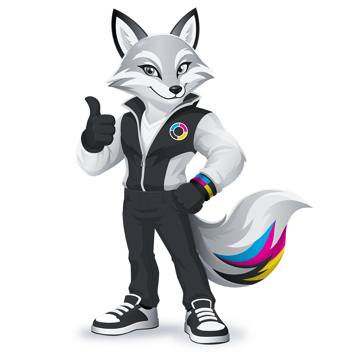 Junior, the Silver Fox Promos mascot